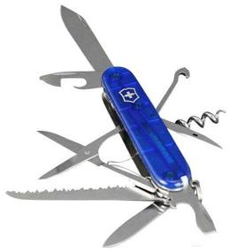 img 1 attached to Multitool VICTORINOX Huntsman transparent blue