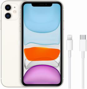 img 1 attached to 📱 Apple iPhone 11 64GB Smartphone in White: Unboxing the Sleek Slimbox Edition