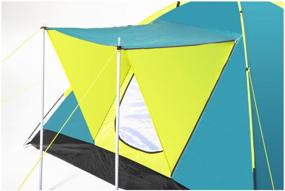img 1 attached to Triple trekking tent Bestway Coolground 3 Tent 68088, turquoise