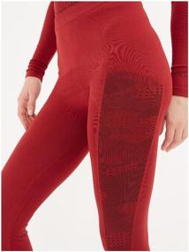 img 1 attached to Set of women sports thermal underwear KATRAN Alta ( 20°C to - 15°C) red, red, size: XL-XXL (52-56/170-186)