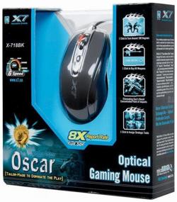 img 1 attached to Mouse A4Tech X-718BK, black