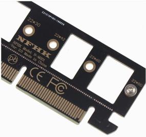 img 1 attached to NGFF adapter for SSD M.2 (NVMe) to PCI-e 3.0 x4-x16 slot