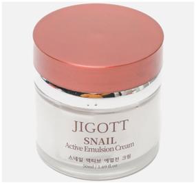 img 1 attached to Gift set for women with a snail Jigott Snail Moisture Skin Care 3 set Beauty box Korea
