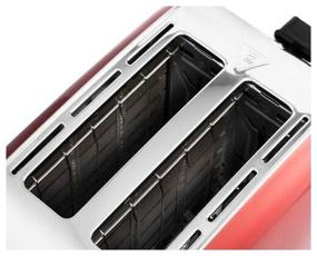 img 1 attached to Kitfort toaster KT-2036, red