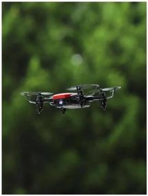 img 1 attached to Quadcopter, quadcopter with HD camera, radio controlled quadcopter, compact, universal red quadcopter