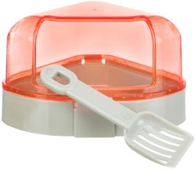 img 1 attached to Corner hamster toilet with lid, Trixie (pet supplies, assorted colors, 6256)