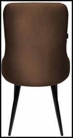 img 1 attached to 🪑 Ridberg London Wool Kitchen and Living Room Chair - Coffee, 48x48x90, Metal Legs