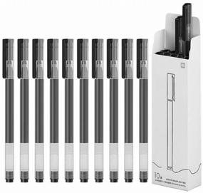 img 1 attached to Xiaomi Mi Gel Pen Set (10-Pack) - High-capacity - Black BHR4603GL