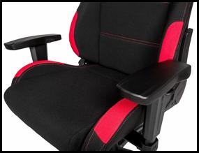 img 1 attached to Gaming chair AKRACING AK-K7012, upholstery: textile, color: black red