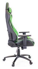 img 1 attached to Computer chair Everprof Lotus S9 gaming, upholstery: imitation leather, color: black/green