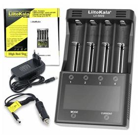 img 1 attached to ⚡ LiitoKala Lii-500S Charger: Fast, Reliable Charging for Your Devices