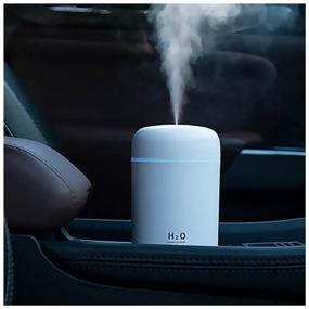 img 1 attached to Home Air Humidifier H2O/ Portable Air Humidifier/ LED Air Humidifier/ VIRG white