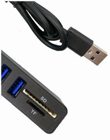 img 1 attached to USB HUB 6 (концентратор) карты памяти SD / TF / картридер USB разветвитель переходник адаптер / удлинитель х6 USB