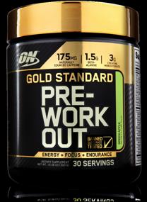 img 1 attached to Pre-workout complex Optimum Nutrition Gold Standard Pre-Workout green apple 300 g jar 30 pcs.