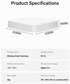 img 1 attached to 🏠 Tuya ZigBee 3.0 Wireless Multimode Smart Home Gateway