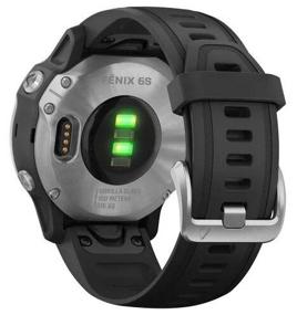 img 1 attached to ⌚ Garmin Fenix ​​6S NFC Smartwatch, Silver/Black