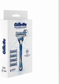 img 1 attached to 🪒 Revolutionary Gillette Skinguard: Silver Reusable Razor - Unparalleled Shaving Experience