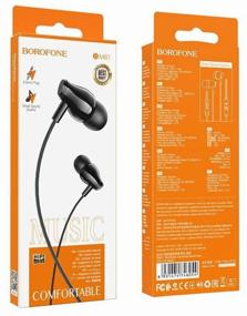 img 1 attached to Wired headphones BOROFONE BM61 Wanderer universal, Jack 3.5mm, 1.2 m, black, with microphone