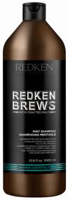 img 1 attached to 🌿 Revitalize and Strengthen: Redken Brews Mint Shampoo for Hair and Scalp