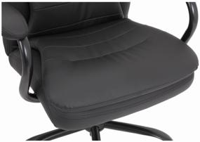 img 1 attached to Executive computer chair Brabix Heavy Duty HD-001, upholstery: imitation leather, color: black