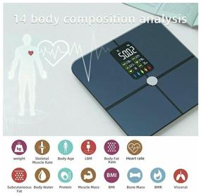 img 1 attached to Smart floor scales Smart Body, LED-display, function of measuring fat, water, smartphone control and auto-recognition, Bluetooth, up to 180kg