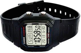 img 1 attached to Wrist watch CASIO Collection Men W-800H-1A quartz, alarm clock, stopwatch, waterproof, display backlight, black