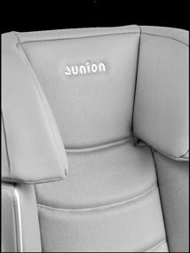 img 1 attached to 🚗 JUNION Croco Car Seat: Group 2/3 (15-36 kg), Isofix, Grey - Top Choice for Safety and Style