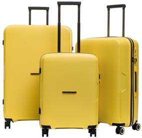 img 1 attached to Robinzon Suitcase RP123-2 Santorini Contrast S *16 Sunflower Yellow