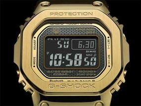 img 1 attached to CASIO G-Shock GMW-B5000GD-9E quartz watch, built-in memory, alarm clock, chronograph, stopwatch, countdown timer, waterproof, shockproof, power reserve indicator, display backlight