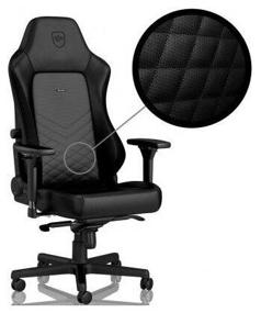 img 1 attached to Computer chair Noblechairs Hero gaming, upholstery: imitation leather, color: black/blue