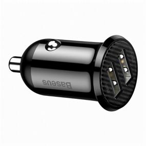 img 1 attached to Car charger Baseus Grain Pro Car Charger (CCALLP-01), Dual USB, 4.8A, black