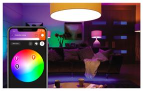 img 1 attached to Philips Hue White and Color Ambiance Starter Kit