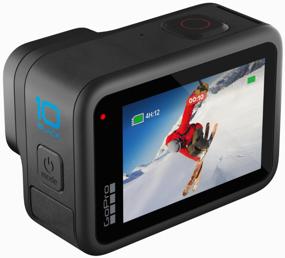 img 1 attached to 📷 GoPro HERO10 Black: Powerful 23.6MP Action Camera with Crisp 5312x2988 Resolution & Extended Battery Life (1720 mA h)
