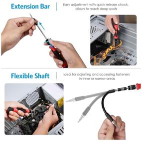 img 1 attached to 117 in 1 Screwdriver Set(S2 Steel) for phone repair!