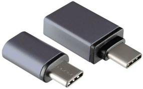img 1 attached to Adapter Ginzzu OTG USB - USB Type-C + microUSB - USB Type-C (GC-885), black