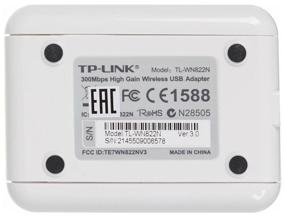 img 1 attached to Wi-Fi adapter TP-LINK TL-WN822N, white