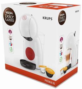 img 1 attached to Capsule coffee machine Krups KP1A01/KP1A05/KP1A08/KP1A3B10 Dolce Gusto Piccolo XS, white