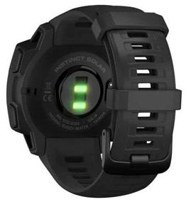 img 1 attached to 🌞 Garmin Instinct Solar Tactical Smart Watch in Black: Enhanced Features and Style