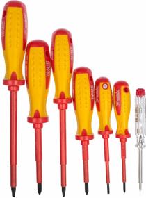 img 1 attached to Screwdriver set matrix 13355, 7 pred. , yellow