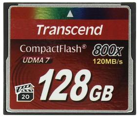 img 1 attached to Трансценд компактная флеш-карта памяти 128 ГБ, чтение/запись 120/60 МБ/с