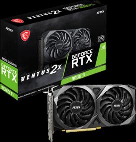img 1 attached to Video card MSI GeForce RTX 3060 Ti VENTUS 2X 8G OC V1 LHR, Retail