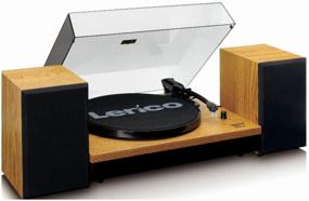 img 1 attached to 🎶 Lenco LS-300 Light Wood Vinyl Player: Premium Quality and Vintage Charm
