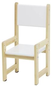 img 1 attached to Polini Kids set table+chair Eco 400 SM 68x55 cm white/natural