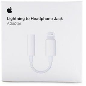 img 1 attached to Adapter / adapter Apple Lightning (M) - mini jack 3.5 (F), 0.1 m, white