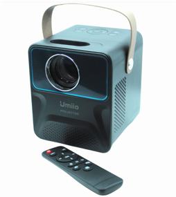 img 1 attached to 📽️ 1080P Wi-Fi Smart Projector - High Definition Home & Office Video Projection with Smart TV Functionality - Black