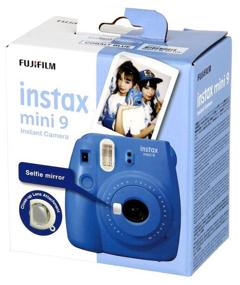 img 1 attached to Fujifilm Instax Mini 9 instant camera, print 62x46mm, cobalt blue