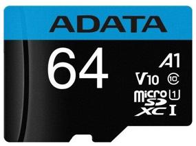 img 1 attached to ADATA 64GB microSDXC Class 10 UHS-I U1 R High-Speed SD Card - 50MB/s