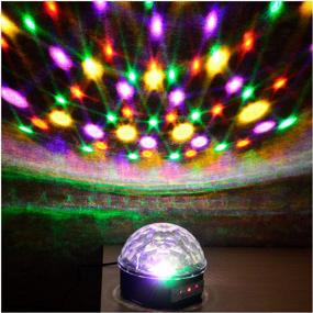 img 1 attached to Ultimate Party Entertainment: LED Disco Ball with MP3 Player, Music Projector - Bluetooth, Remote, and USB Compatibility
