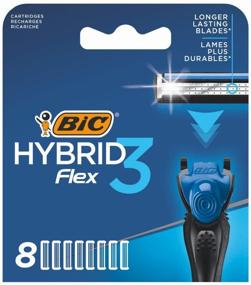 img 1 attached to Bic 3 Flex Hybrid Cassette Set - Interchangeable, 8 pcs.