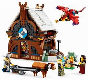 img 1 attached to LEGO Creator 31132 - Viking Ship and Midgard Serpent